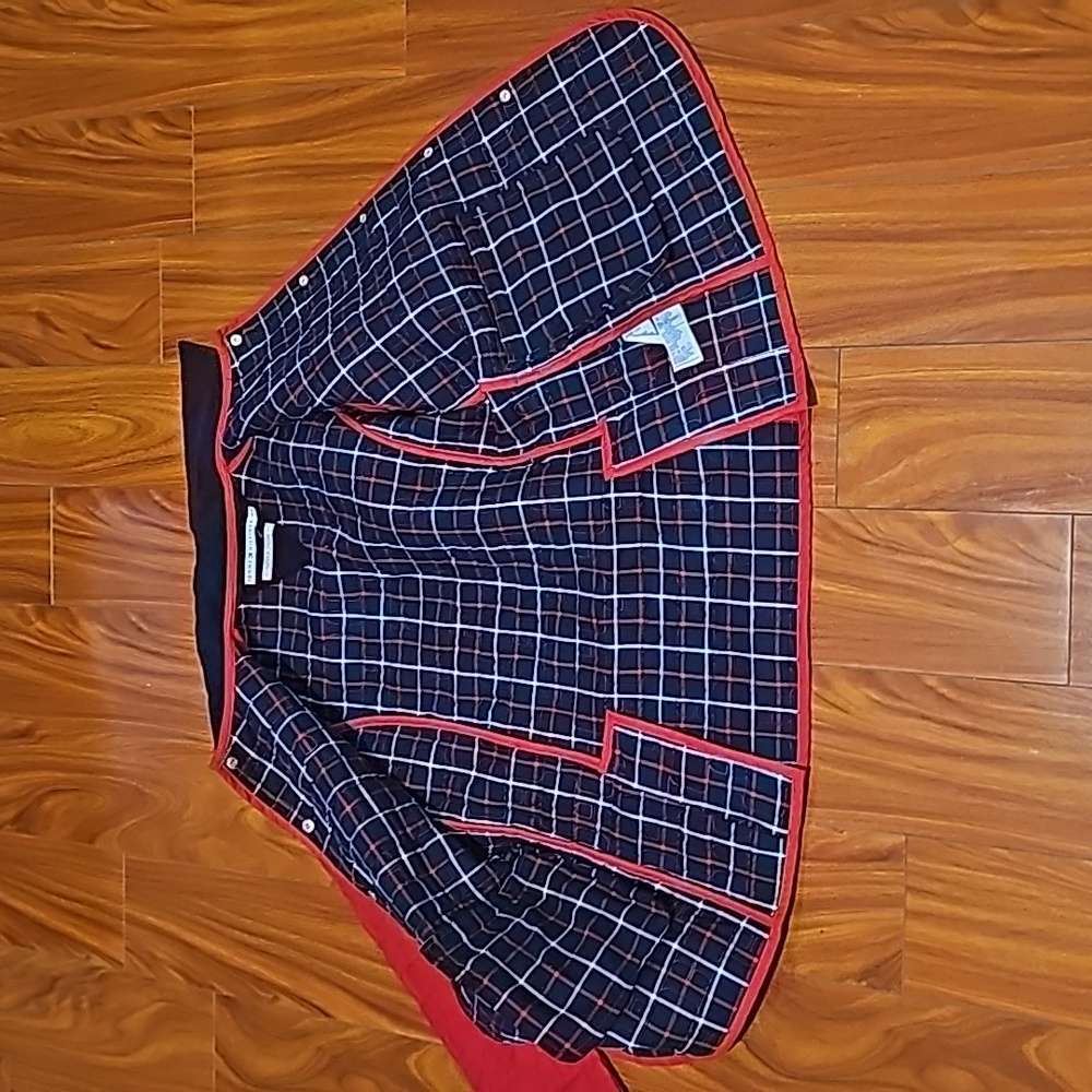 Tommy Hilfiger Vintage Red Quilted Barn Jacket Size M - Picture 6 of 8